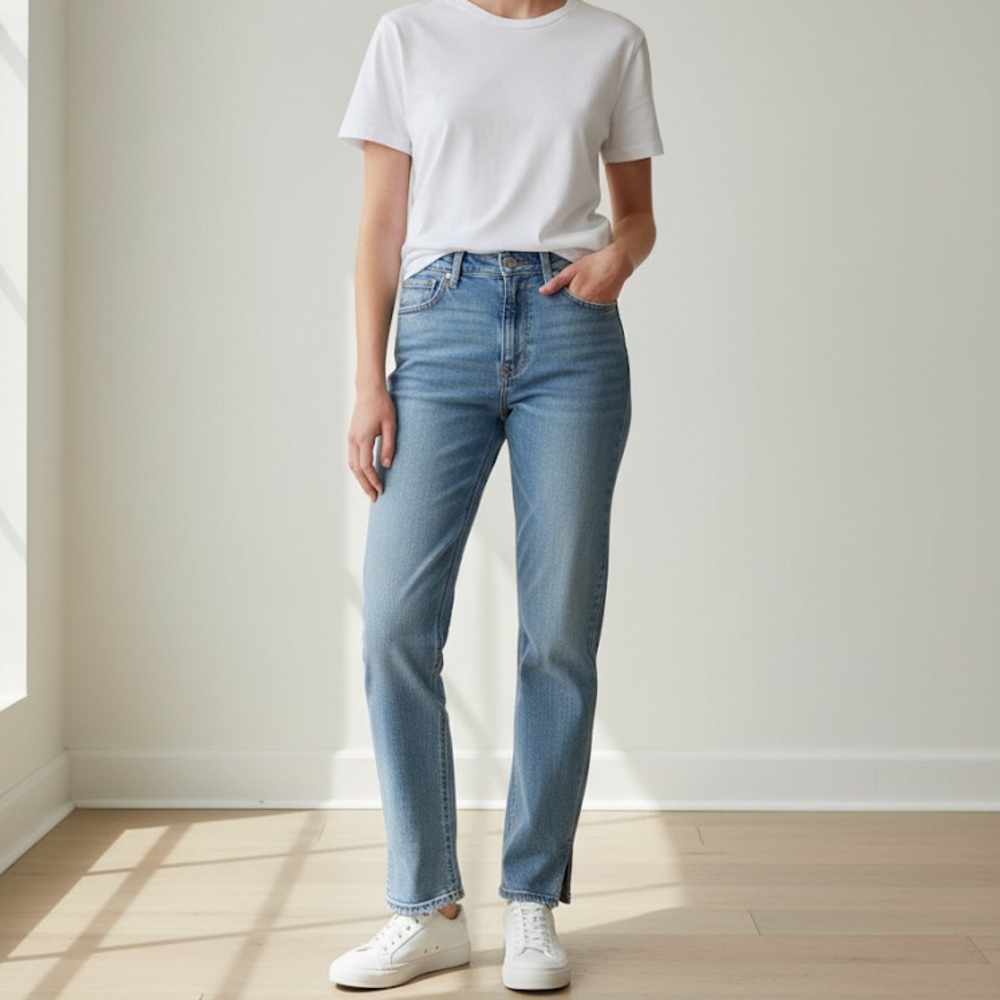 Aritzia Denim Forum the 80’s Bardot Hi-rise Slim Jean, size 27